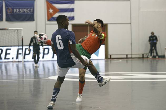 FUTSAL - PORTUGAL x CUBA Viseu (PT) 08 22 2024 - FUTSAL - PORTUGAL x CUBA, Joao MAtos player of the Portugal national team, Nationalteam during the match between Portugal x Cuba, in a match valid in preparation for the 2024 Futsal World Championship, WM, Weltmeisterschaft which takes place in Uzbekistan. (Foto: Alexandre Gomes Thenews2 imago images) SPO Copyright: xALEXANDRExGOMESx
