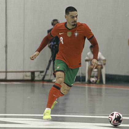 FUTSAL - PORTUGAL x CUBA Viseu (PT) 08 22 2024 - FUTSAL - PORTUGAL x CUBA, Erick player of the Portugal national team, Nationalteam during the match between Portugal x Cuba, in a match valid in preparation for the 2024 Futsal World Championship, WM, Weltmeisterschaft which takes place in Uzbekistan. (Foto: Alexandre Gomes Thenews2 imago images) SPO Copyright: xALEXANDRExGOMESx