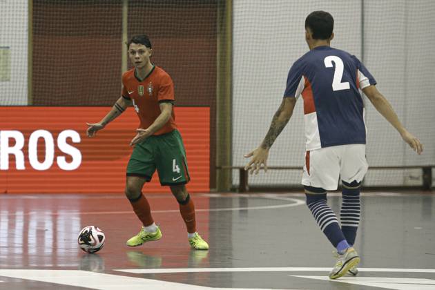 FUTSAL - PORTUGAL x CUBA Viseu (PT) 08 22 2024 - FUTSAL - PORTUGAL x CUBA, Afonso player of the Portugal national team, Nationalteam during the match between Portugal x Cuba, in a match valid in preparation for the 2024 Futsal World Championship, WM, Weltmeisterschaft which takes place in Uzbekistan. (Foto: Alexandre Gomes Thenews2 imago images) SPO Copyright: xALEXANDRExGOMESx