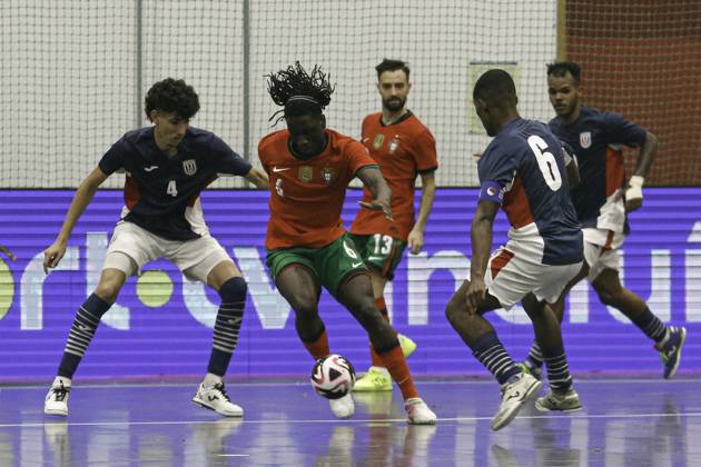 FUTSAL - PORTUGAL x CUBA Viseu (PT) 08 22 2024 - FUTSAL - PORTUGAL x CUBA, Zicky player of the Portugal national team, Nationalteam during the match between Portugal x Cuba, in a match valid in preparation for the 2024 Futsal World Championship, WM, Weltmeisterschaft which takes place in Uzbekistan. (Foto: Alexandre Gomes Thenews2 imago images) SPO Copyright: xALEXANDRExGOMESx