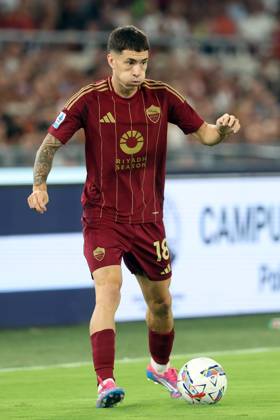 Rome, Italy 25.08.2024 : Matias Soule of Roma during Italian football championship Serie A Enilive 2024-2025 match AS Roma Vs Empoli FC at Stadio Olimpico in Rome on August 25, 2024. Copyright: xMarcoxIacobucci IPAxSportx xipa-x xx IPA_49077335 IPA_Agency_IPA49077335