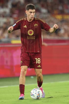 Rome, Italy 25.08.2024 : Matias Soule of Roma during Italian football championship Serie A Enilive 2024-2025 match AS Roma Vs Empoli FC at Stadio Olimpico in Rome on August 25, 2024. Copyright: xMarcoxIacobucci IPAxSportx xipa-x xx IPA_49078098 IPA_Agency_IPA49078098
