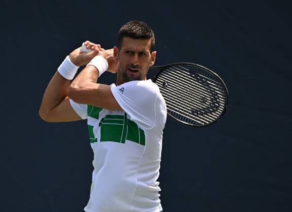 FLUSHING NY- AUGUST 25: Novak Djokovic is seen on the practice court at the USTA Billie Jean King National Tennis Center on August 25, 2024 in Flushing Queens. Copyright: xmpi04x Mediapunchx