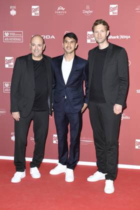NAME bei der Ankunft zu der Preisverleihung des BILD-Award am 26.08.2024 in der Fischauktionshalle in Hamburg