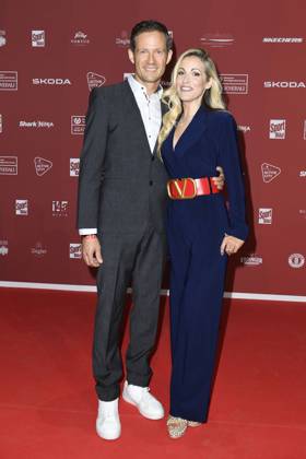 Andrea Kaiser und ihr Ehemann Sebastien Ogier bei der Verleihung vom Bild Award am 26.08.2024 in Hamburg Sport Bild Award 2024 Verleihung in Hamburg