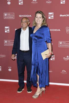 Felix Magath und Nicola Yvonne Jorde bei der Verleihung vom Bild Award am 26.08.2024 in Hamburg Sport Bild Award 2024 Verleihung in Hamburg