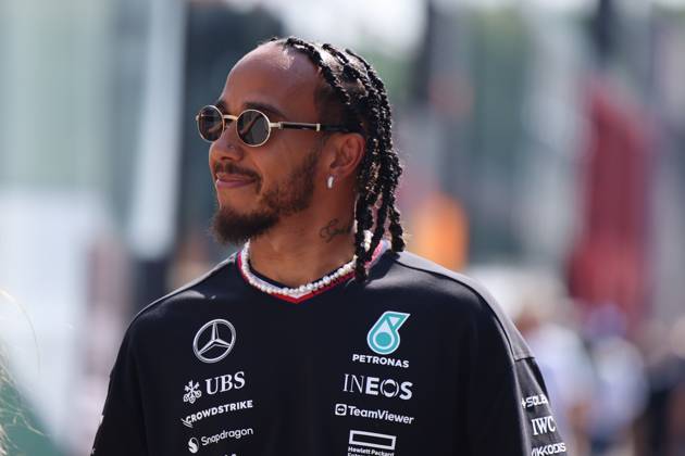 44Lewis Hamilton (Mercedes AMG Petronas Formula One Team, 44) , ITA, Formel 1 Weltmeisterschaft, Italian Grand Prix, Autodromo Nazionale Monza, Media Day, 29.08.2024 ITA, Formel 1 Weltmeisterschaft, Italian Grand Prix, Italien, Autodromo Nazionale Monza, 29.08.2024 Monza Copyright: xEibner-Pressefoto AnnikaxGrafx EP_AGF