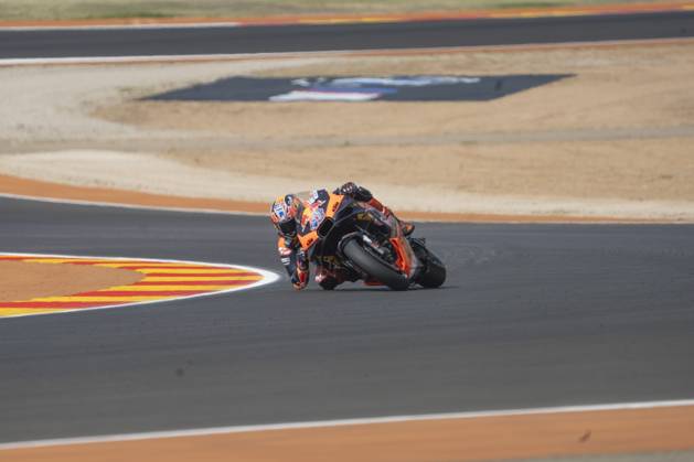 43 Jack Miller (Aus-Red Bull KTM Factory Racing),during the Moto Grand Prix GoPro of Aragon Qualifying Motogp Saturday , MotoGp of Spain at Motorland circuit in Alcaniz on August 31, 2024 in Alcaniz, Spain. during Gran Premio GoPro de Aragon, MotoGP World Championship, WM, Weltmeisterschaft in Aragon, Spain, August 31 2024 Copyright: xMatteoxAverna IPAxSportx xipa-agx xx IPA_49230842 IPA_Agency_IPA49230842
