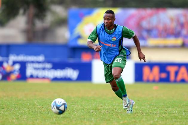 RECORD DATE NOT STATED NAMBOOLE, UGANDA - SEPTEMBER 01: Kenya Men˜s senior national team, Nationalteam midfielder Clifton Miheso in preparations for 2025 AfCON Qualifiers match against Zimbabwe at Stade Mandela National Stadium on September 1, 2024 in Uganda, Photo by Chris Omollo Copyright: xx