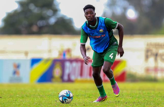 RECORD DATE NOT STATED NAMBOOLE, UGANDA - SEPTEMBER 01: Kenya Men˜s senior national team, Nationalteam defender Sylvester Owino in preparations for 2025 AfCON Qualifiers match against Zimbabwe at Stade Mandela National Stadium on September 1, 2024 in Uganda, Photo by Chris Omollo Copyright: xx