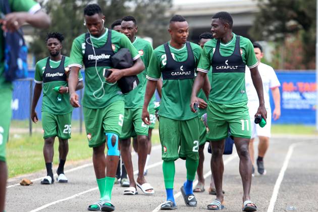 RECORD DATE NOT STATED NAMBOOLE, UGANDA - SEPTEMBER 01: Kenya Men˜s senior national team, Nationalteam players in preparations for 2025 AfCON Qualifiers match against Zimbabwe at Stade Mandela National Stadium on September 1, 2024 in Uganda, Photo by Chris Omollo Copyright: xx