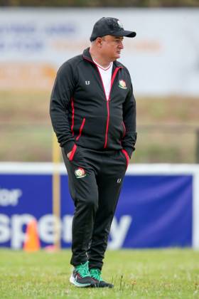 RECORD DATE NOT STATED NAMBOOLE, UGANDA - SEPTEMBER 01: Kenya Men˜s senior national team, Nationalteam Coach Engin Firat in preparations for 2025 AfCON Qualifiers match against Zimbabwe at Stade Mandela National Stadium on September 1, 2024 in Uganda, Photo by Chris Omollo Copyright: xx