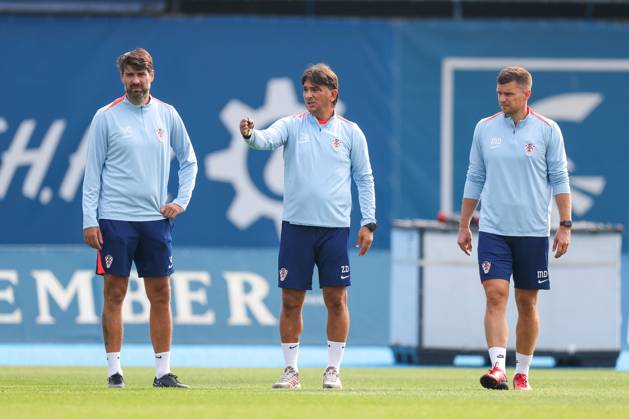 Fußball, Nationalteam Kroatien, Training Croatia training session Croatia Head Coach Zlatko Dalic is seen during a Croatia training session ahead UEFA Natios League match against Portugal, at Marksimir Stadiun on September 4, 2024, in Zagreb, Croatia. MatijaxHabljak PIXSELL
