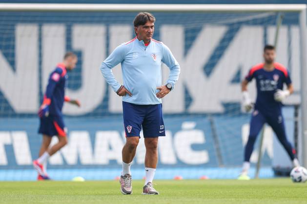 Fußball, Nationalteam Kroatien, Training Croatia training session Croatia Head Coach Zlatko Dalic is seen during a Croatia training session ahead UEFA Natios League match against Portugal, at Marksimir Stadiun on September 4, 2024, in Zagreb, Croatia. MatijaxHabljak PIXSELL