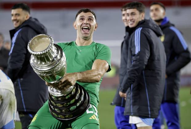 Bilder des Jahres 2024, Sport 09 September Sport Themen der Woche KW36 Sport Bilder des Tages Emiliano Dibu Martinez Argentina vs Chile. Eliminatorias Copa del Mundo 2026. Fotobaires 5 9 2024 Copyright: xxNicolasxAboafx