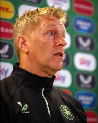 Republic of Ireland press conference, PK, Pressekonferenz Aviva Stadium, Dublin 6 9 2024 Head Coach Heimir Hallgrimsson Heimir Hallgrimsson 6 9 2024 Copyright: x INPHO RyanxByrnex RB1_0871