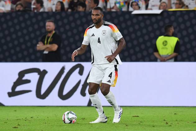 Fußball UEFA Nations League Deutschland - Ungarn am 07.09.2024 in der Merkur Spiel-Arena in Düsseldorf Jonathan Tah ( Deutschland ) DFB regulations prohibit any use of photographs as image sequences and or quasi-video.