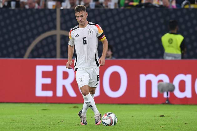 Fußball UEFA Nations League Deutschland - Ungarn am 07.09.2024 in der Merkur Spiel-Arena in Düsseldorf Joshua Kimmich ( Deutschland ) DFB regulations prohibit any use of photographs as image sequences and or quasi-video.
