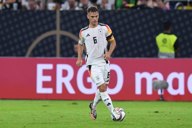 Fußball UEFA Nations League Deutschland - Ungarn am 07.09.2024 in der Merkur Spiel-Arena in Düsseldorf Joshua Kimmich ( Deutschland ) DFB regulations prohibit any use of photographs as image sequences and or quasi-video.