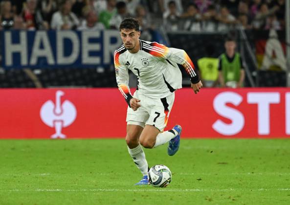07.09.2024, xsltx, Fussball UEFA Nations League 2024, Deutschland - Ungarn emspor, v.l. Kai Havertz (Deutsche Nationalmannschaft) (DFL DFB REGULATIONS PROHIBIT ANY USE OF PHOTOGRAPHS as IMAGE SEQUENCES and or QUASI-VIDEO)