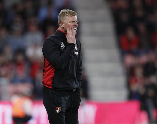 AFC Bournemouth v Manchester United, ManU - Premier League - Vitality Stadium April 18, 2018 - Bournemouth, United Kingdom - Eddie Howe manager of Bournemouth looks on frustrated during the premier league match at the Vitality Stadium, Bournemouth. Picture date 18th April 2018. Picture credit should read: David Klein Sportimage Bournemouth United Kingdom EDITORIAL USE ONLY Copyright: xx ZUMA-20180418_zaf_si1_084.jpg DavidxKleinx csmphototwo392115