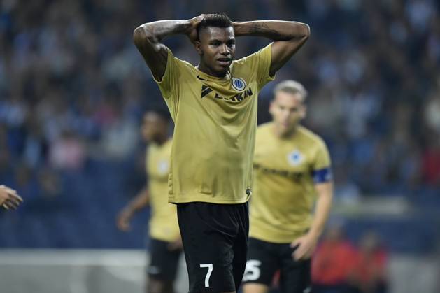 FC Porto v Club Brugge - UEFA Champions League PORTO, PORTUGAL - NOVEMBER 2 : Moraes Ferreira Da Silva Wesley forward of Club Brugge looks dejected after missing an opportunity during the Champions League Group H stage match of FC Porto against Club Brugge at the Estadio do Dragao on November 02, 2016 in Porto, Portugal, 2 11 2016 Porto Portugal Copyright: xNicoxVereeckenx 10611910-017