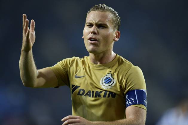 FC Porto v Club Brugge - UEFA Champions League PORTO, PORTUGAL - NOVEMBER 2 : Ruud Vormer midfielder of Club Brugge angry during the Champions League Group H stage match of FC Porto against Club Brugge at the Estadio do Dragao on November 02, 2016 in Porto, Portugal, 2 11 2016 Porto Portugal Copyright: xNicoxVereeckenx 10611910-075