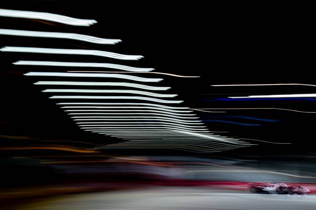 MARINA BAY, SINGAPORE: Nico Hulkenberg, racing for the Haas F1 team during the 2024 Formula 1 Singapore Grand Prix at the Marina Bay Street Circuit in Marina Bay, Singapore