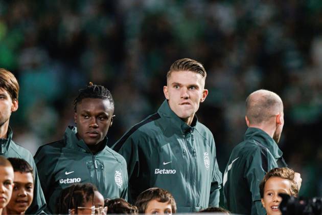 Sporting CP Vs AVS Futebol SAD in Lisbon - 22 Sept 2024 Geovany Quenda (L), Viktor Gyokeres (R)(Sporting CP) seen in action during the Liga Portugal game between teams of Sporting CP and AVS Futebol SAD at Estadio Jose Alvalade. final score 3:0 Lisbon Portugal Copyright: xMaciejxRogowskix xSOPAxImagesx MROGOWSKI_sportingafs202425-08