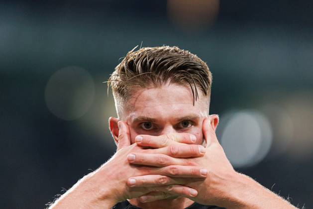 Sporting CP Vs AVS Futebol SAD in Lisbon - 22 Sept 2024 Viktor Gyokeres (Sporting CP) seen celebrating after scoring goal during the Liga Portugal game between teams of Sporting CP and AVS Futebol SAD at Estadio Jose Alvalade. final score 3:0 Lisbon Portugal Copyright: xMaciejxRogowskix xSOPAxImagesx MROGOWSKI_sportingafs202425-25