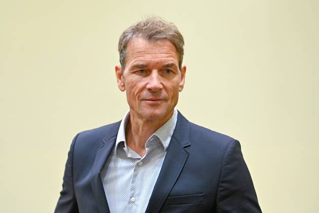 Jens Lehmann, Einzelbild,angeschnittenes Einzelmotiv,Portraet,Portrait,Porträt. Landgericht Muenchen II Strafverfahren gegen Jens Lehmann wegen des Verdachts der Beleidigung u.a. am 27.09.2024,Berufung,