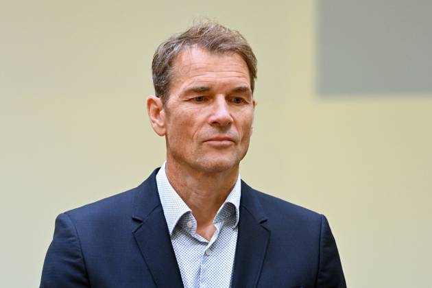 Jens Lehmann, Einzelbild,angeschnittenes Einzelmotiv,Portraet,Portrait,Porträt. Landgericht Muenchen II Strafverfahren gegen Jens Lehmann wegen des Verdachts der Beleidigung u.a. am 27.09.2024,Berufung,
