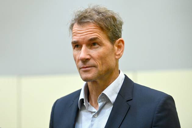 Jens Lehmann, Einzelbild,angeschnittenes Einzelmotiv,Portraet,Portrait,Porträt. Landgericht Muenchen II Strafverfahren gegen Jens Lehmann wegen des Verdachts der Beleidigung u.a. am 27.09.2024,Berufung,