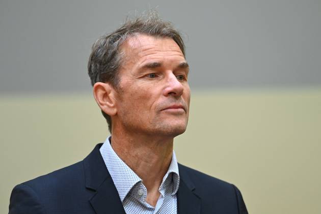 Jens Lehmann, Einzelbild,angeschnittenes Einzelmotiv,Portraet,Portrait,Porträt. Landgericht Muenchen II Strafverfahren gegen Jens Lehmann wegen des Verdachts der Beleidigung u.a. am 27.09.2024,Berufung,