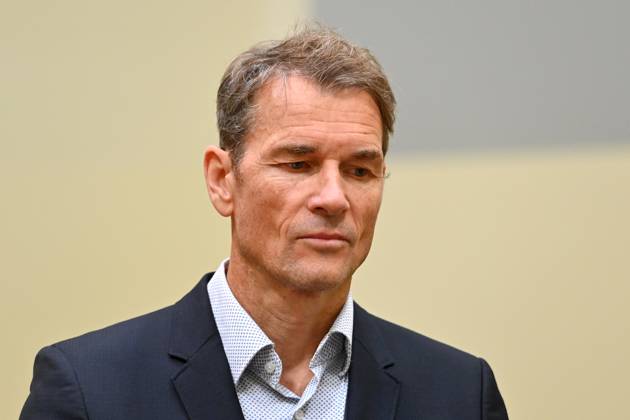 Jens Lehmann, Einzelbild,angeschnittenes Einzelmotiv,Portraet,Portrait,Porträt. Landgericht Muenchen II Strafverfahren gegen Jens Lehmann wegen des Verdachts der Beleidigung u.a. am 27.09.2024,Berufung,