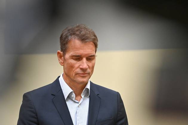 Jens Lehmann, Einzelbild,angeschnittenes Einzelmotiv,Portraet,Portrait,Porträt. Landgericht Muenchen II Strafverfahren gegen Jens Lehmann wegen des Verdachts der Beleidigung u.a. am 27.09.2024,Berufung,