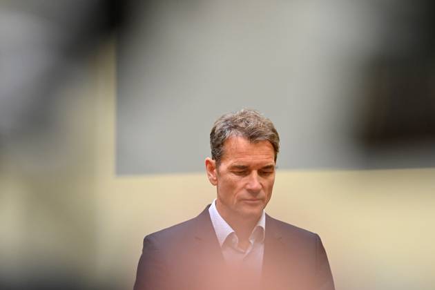Jens Lehmann, Einzelbild,angeschnittenes Einzelmotiv,Portraet,Portrait,Porträt. Landgericht Muenchen II Strafverfahren gegen Jens Lehmann wegen des Verdachts der Beleidigung u.a. am 27.09.2024,Berufung,