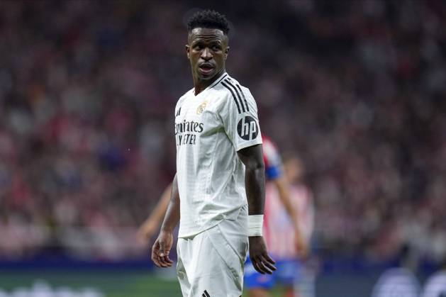 ESP: Atletico de Madrid - Real Madrid CF. La Liga EA Sports. Date 8 Vinicius Junior of Real Madrid CF during the La Liga EA Sports match between Atletico de Madrid and Real Madrid CF played at Civitas Metropolitano Stadium on September 29, 2024 in Madrid, Spain. kpng Copyright: xJuanxPerezx xPRESSINPHOTOx PS_240929_ATL_RMA_017