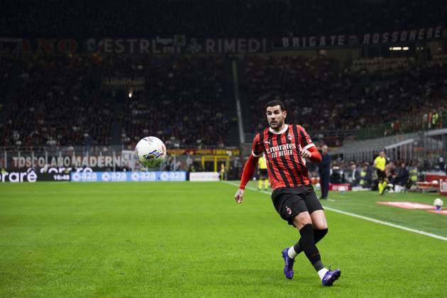 AC Milan v US Lecce - Serie A Theo Hernandez of AC Milan in action during the Serie A football match between AC Milan and US Lecce. Milan Italy Copyright: xNicolòxCampox