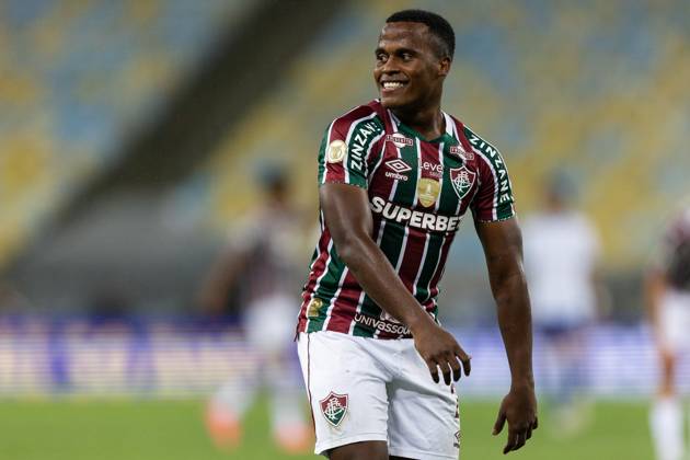 October 3, 2024, Rio De Janeiro, Rio De Janeiro, Brazil: RIO DE JANEIRO, BRAZIL - OCTOBER 03: JHON ARIAS of Fluminense smiles during the match between Fluminense and Cruzeiro as part of Brasileirao 2024 at Maracana Stadium on October 03, 2024 in Rio de Janeiro, Brazil. Rio De Janeiro Brazil - ZUMAc227 20241003_zsp_c227_008 Copyright: xRuanoxCarneirox
