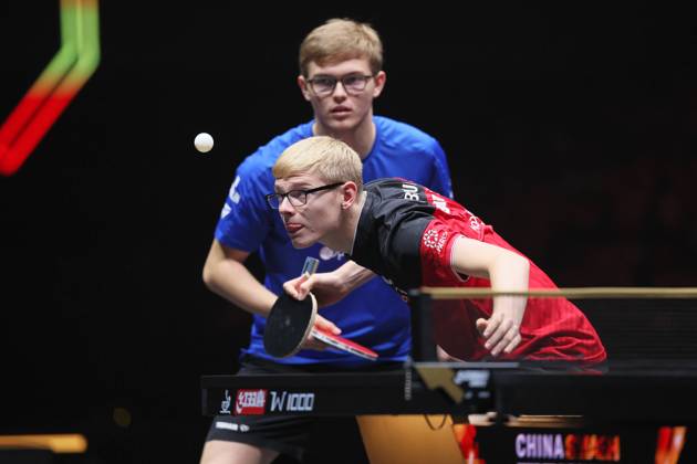 Bilder des Jahres 2024, Sport 10 Oktober Sport Themen der Woche KW40 Sport Bilder des Tages BEIJING, CHINA - OCTOBER 04: Alexis Lebrun of France and Felix Lebrun of France compete in the Men s Doubles Semifinal match against Wang Chuqin and Liang Jingkun of China on day 9 of the 2024 World Table tennis, Tischtennis (WTT) China Smash at Shougang Park on October 4, 2024 in Beijing, China.  Copyright: xVCGx 111521858317