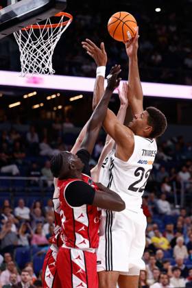 October 6, 2024, Madrid, Madrid, SPAIN: Walter Samuel Tavares da Veiga of Real Madrid in action during the Spanish League, Liga ACB Endesa, basketball match played between Real Madrid and Casademont Zaragoza at WiZink Center on October 6, 2024 in Madrid, Spain. Madrid SPAIN - ZUMAa181 20241006_zaa_a181_048 Copyright: xDennisxAgyemanx