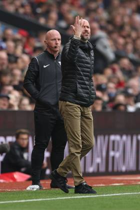 Football - 2024 2025 Premier League - Aston Villa vs Manchester United, ManU - Villa Park - Sunday 6th October 2024 Manchester United manager Erik ten Hag