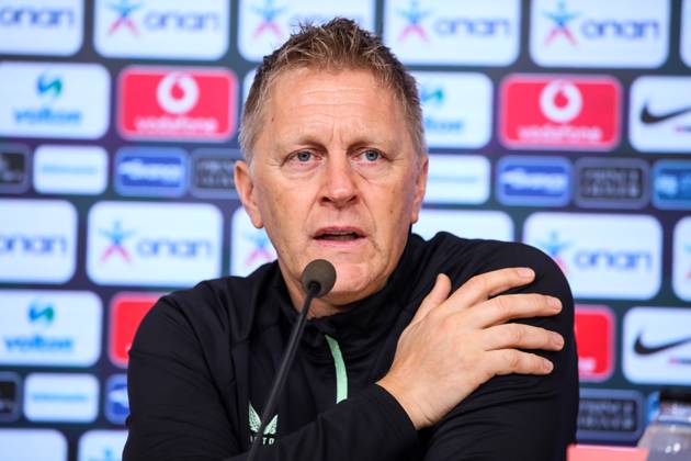 Republic of Ireland press conference, PK, Pressekonferenz Georgios Karaiskakis Stadium, Athens, Greece 12 10 2024 Head Coach Heimir Hallgrimsson Heimir Hallgrimsson 12 10 2024 Copyright: x INPHO InTime DimitrisxBirntachasx BHX_9688