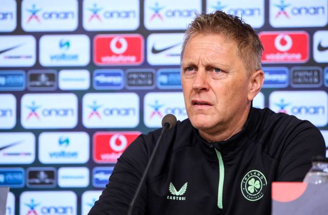 Republic of Ireland press conference, PK, Pressekonferenz Georgios Karaiskakis Stadium, Athens, Greece 12 10 2024 Head Coach Heimir Hallgrimsson Heimir Hallgrimsson 12 10 2024 Copyright: x INPHO InTime DimitrisxBirntachasx BHX_9776