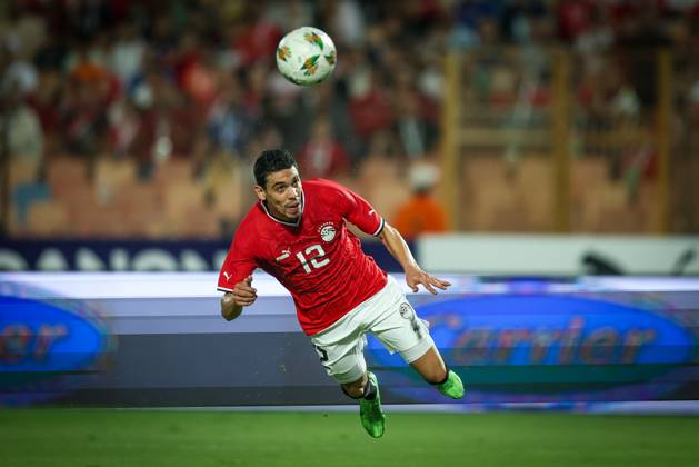 Egypt vs Mauritania - Africa Cup Of Nations Qualifier Mohamed Hamdy of Egypt participates in the Africa Cup of Nations Qualifiers 2025, match number 61, between Egypt and Mauritania at Cairo International Stadium in Cairo, Egypt, on October 11, 2024. Cairo Egypt Copyright: xAymanxArefx originalFilename:aref-notitle241011_npdEu