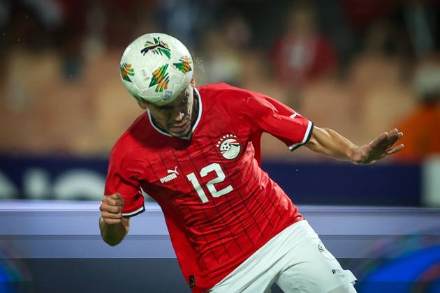 Egypt vs Mauritania - Africa Cup Of Nations Qualifier Mohamed Hamdy of Egypt participates in the Africa Cup of Nations Qualifiers 2025, match number 61, between Egypt and Mauritania at Cairo International Stadium in Cairo, Egypt, on October 11, 2024. Cairo Egypt Copyright: xAymanxArefx originalFilename:aref-notitle241011_npFW6