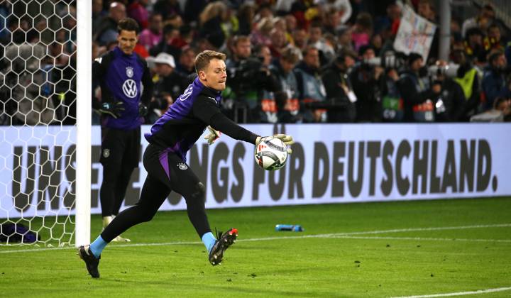 BAU 14.10..2024 München Fußball Länderspiel Deutschland vs. Niederlande, Alexander Nübel (GER)
