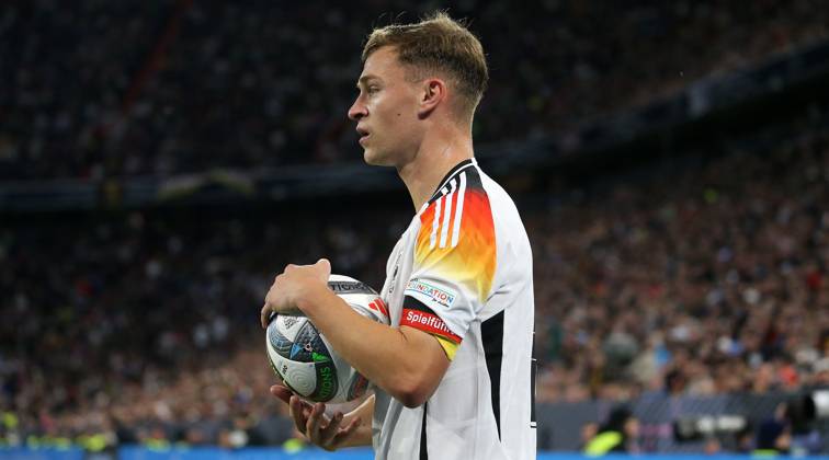 BAU 14.10..2024 München Fußball Länderspiel Deutschland vs. Niederlande, Joshua Kimmich (GER)