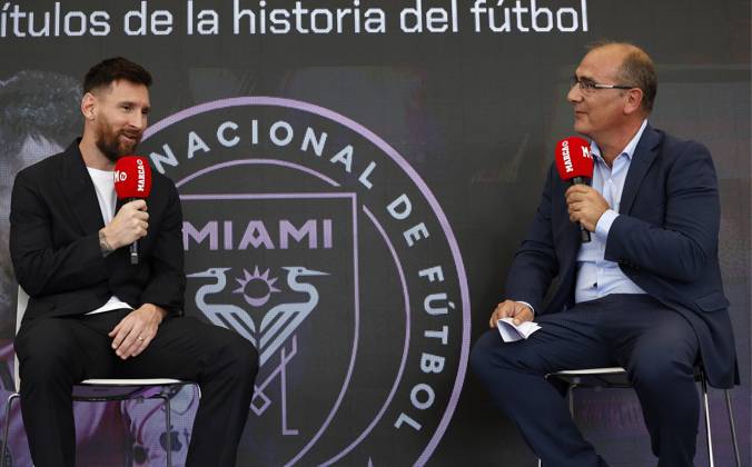 Lionel Messi Receives the MARCA America Award, Fort Lauderdale, Florida, USA - 17 Oct 2024 Cordon Press  FOTOxCHEMAxREY REPORTAJE